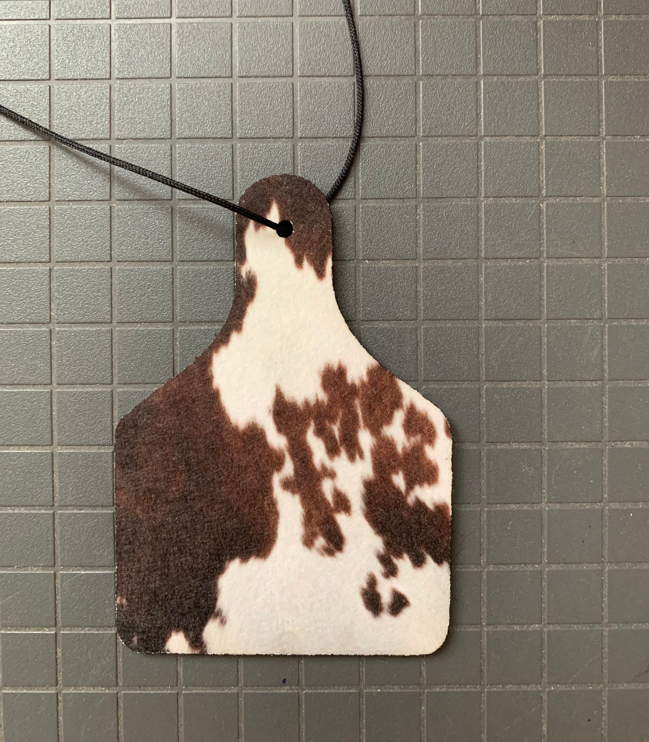 Cowtag Cow Hide car air freshener Etsy
