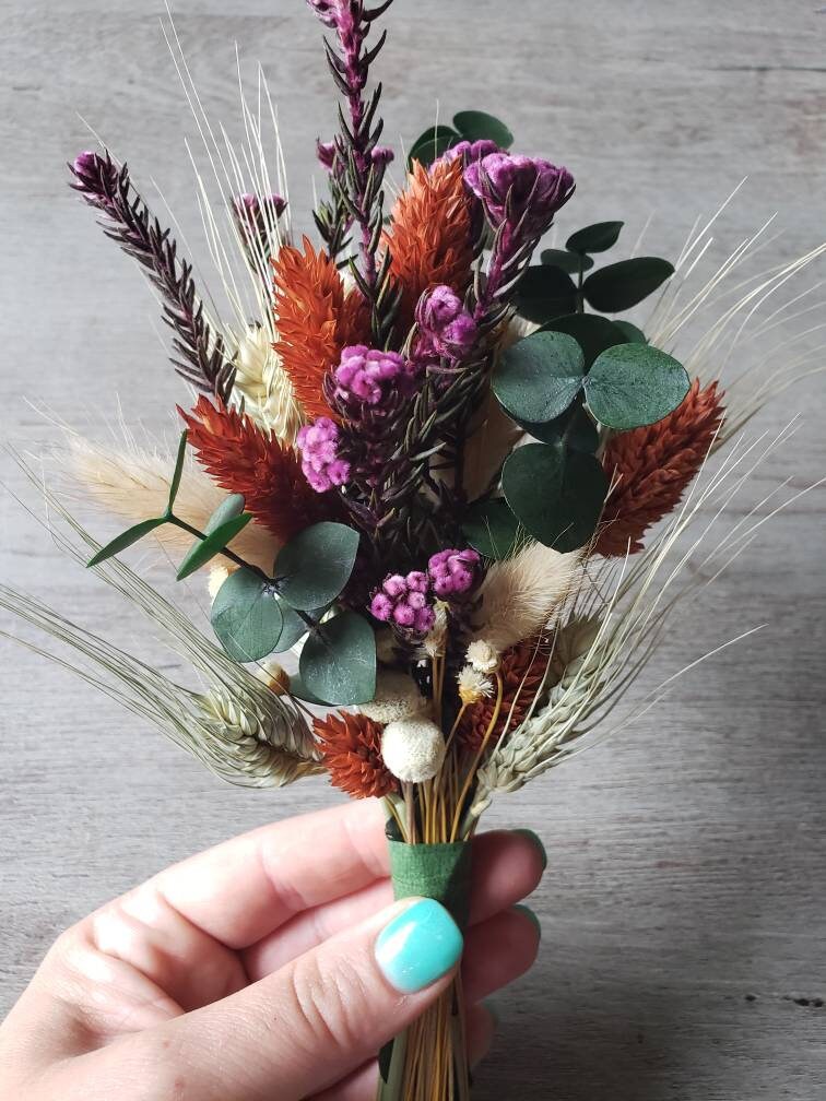 Small dried flower bundle dried flowers floral decor place Etsy