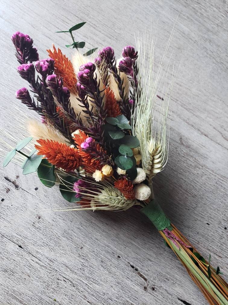 Small dried flower bundle dried flowers floral decor place Etsy