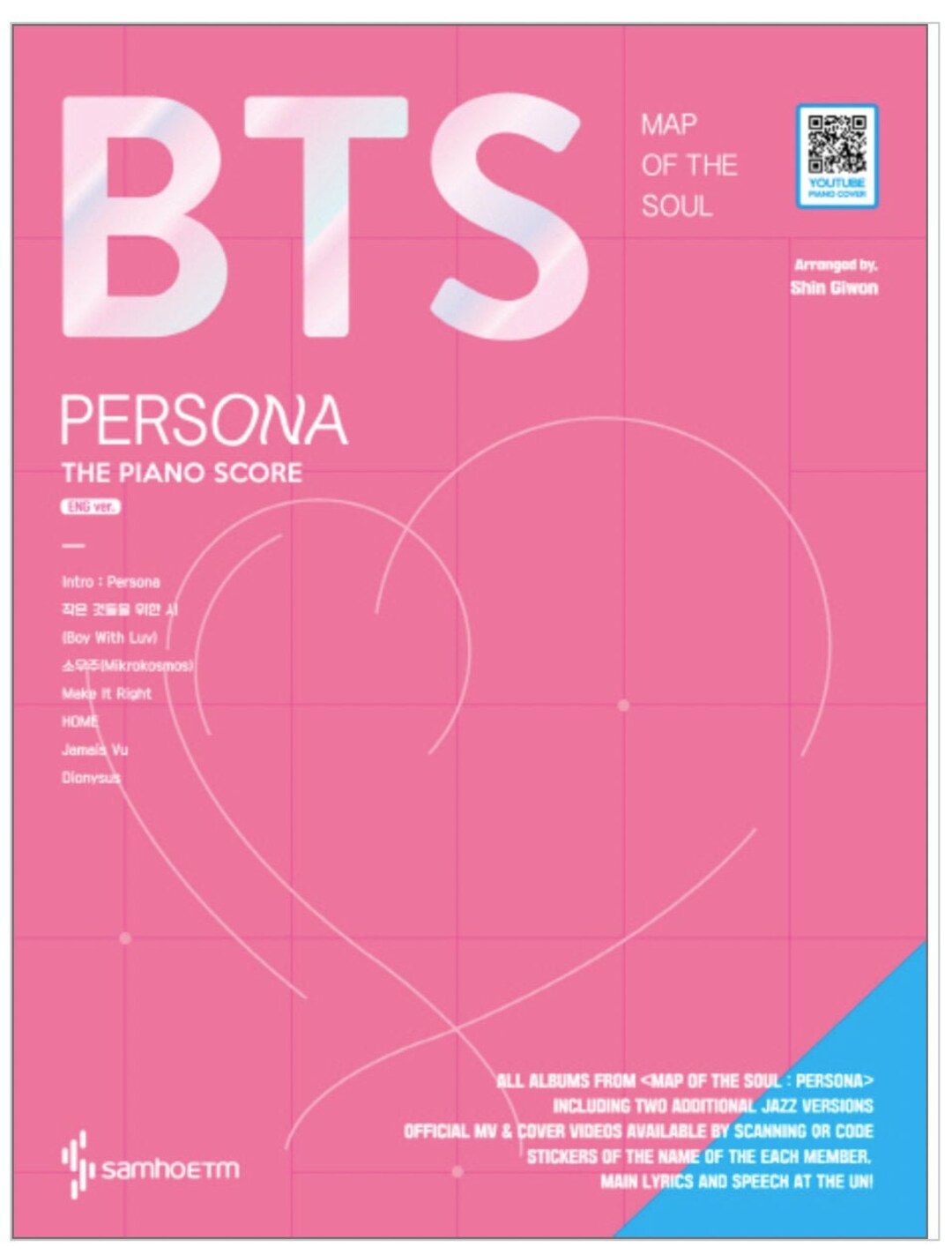 BTS Map of the Soul: Persona Piano Score English Ver. - Etsy