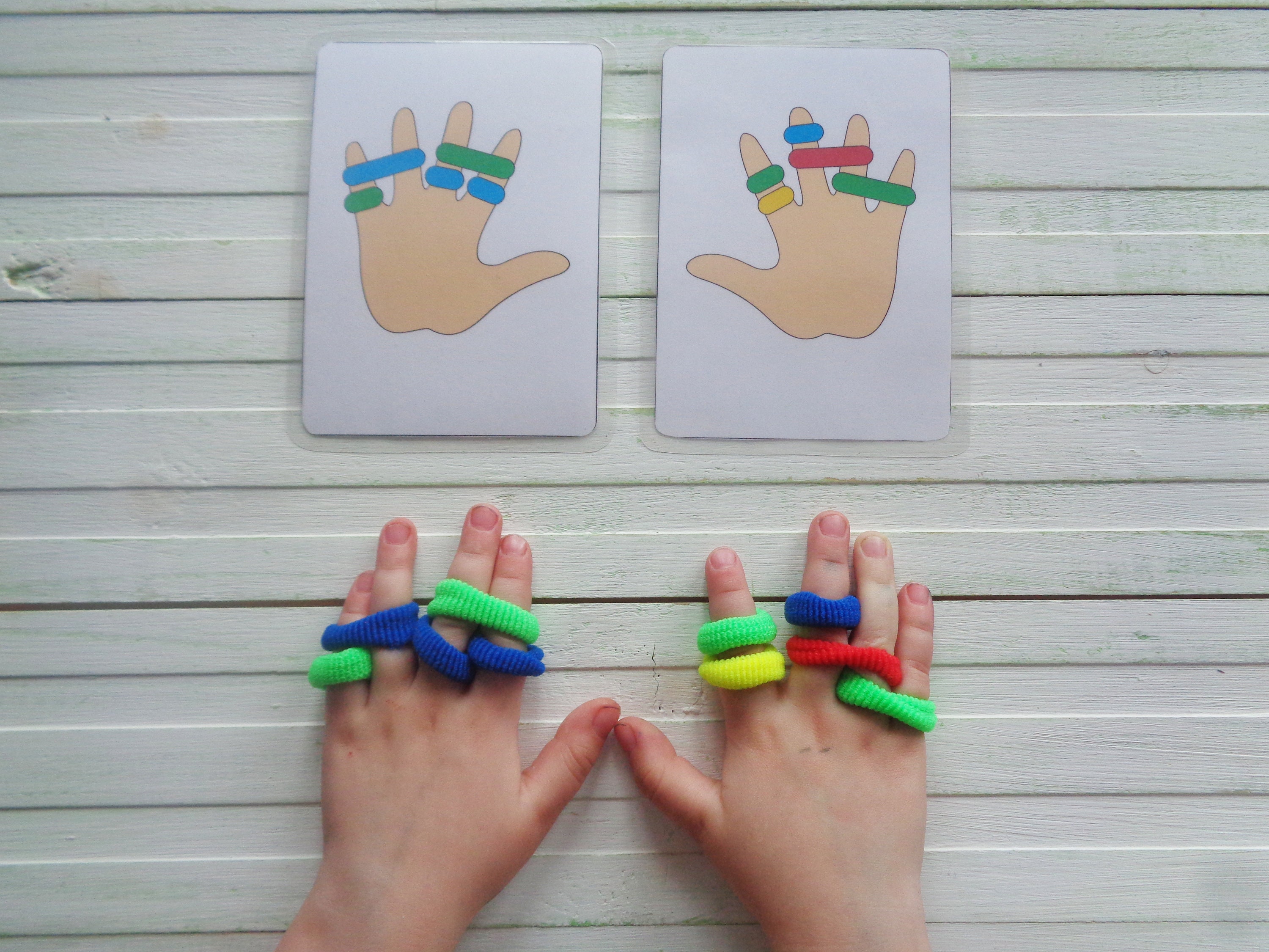 PDF format for download the game Rubber bands a Etsy