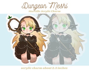 Dungeon Meshi Marcille Chibi Acrylic Charm, Delicious In Dungeon