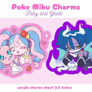 Project Voltage Hatsune Miku PokeMiku Acrylic Charms