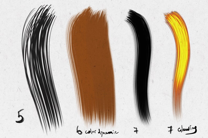 Procreate Hair Brushes, Curly Hair Brushes for Procreate, Braids and Waves Brush Pack, Commercial Use Brushes image 3