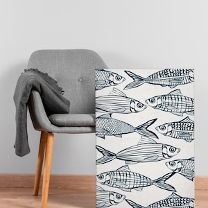 Retro Sardines Wall Art, Sardines Poster, Fish Print, Retro Kitchen print, Kitchen Wall Art, Fish Wall Art, Retro Decor, Kitchen Wall Art
