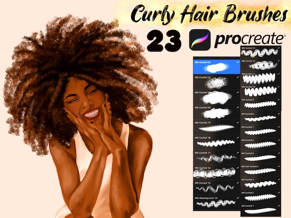 Procreate Curly Hair Brushes Wavy Hair Brush Set Long Hair Short Hair Commercial Use Digital Brushes Realistic Hair Brush Pack Etsy Canada
