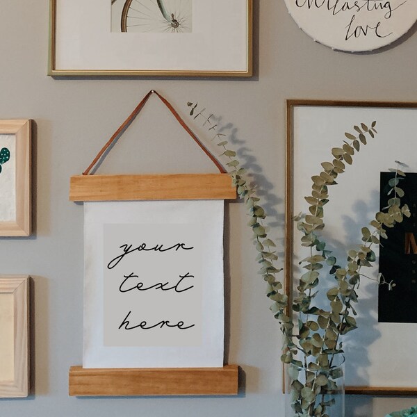 Wall Hanging Canvas Etsy