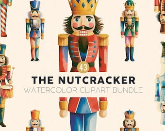 水彩画「クリスマス人形」 水彩画「クリスマス人形」 透明水彩画 ミニ額「モノトーンクリスマス