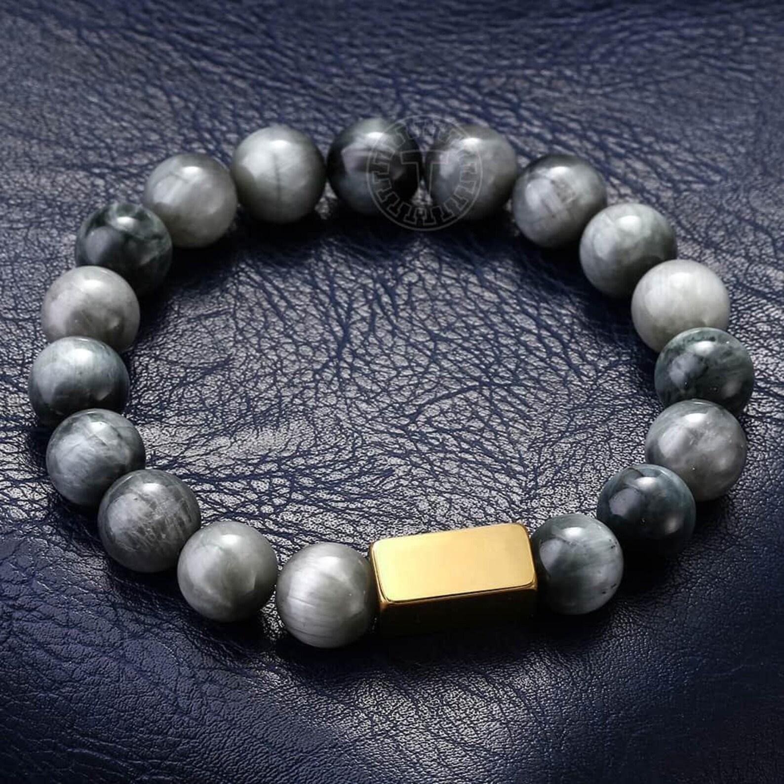 Customized Eagle Eye Stone Beaded Bracelet Stretch Etsy