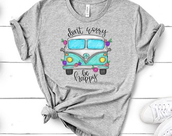 Surf Bus T6 Mens T-Shirt Pick Colour and Size Gift Present Camper Bus Van
