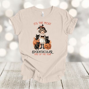 Halloween Shirt, It&#39;s The Most Spooktacular Time Of The Year, Vintage Halloween, Premium Soft Unisex Tee, 2x, 3x, 4x Plus Sizes Available