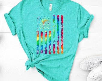 bella canvas tie dye shirt