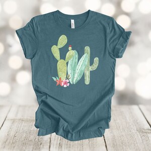 Western Shirt, Desert Cactus Shirt, Cacti Tee, Succulent Shirt, Premium Unisex Soft Shirt, Plus Sizes Available