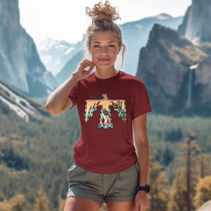 Desert Thunderbird Graphic Tee: Soft Unisex Western Shirt