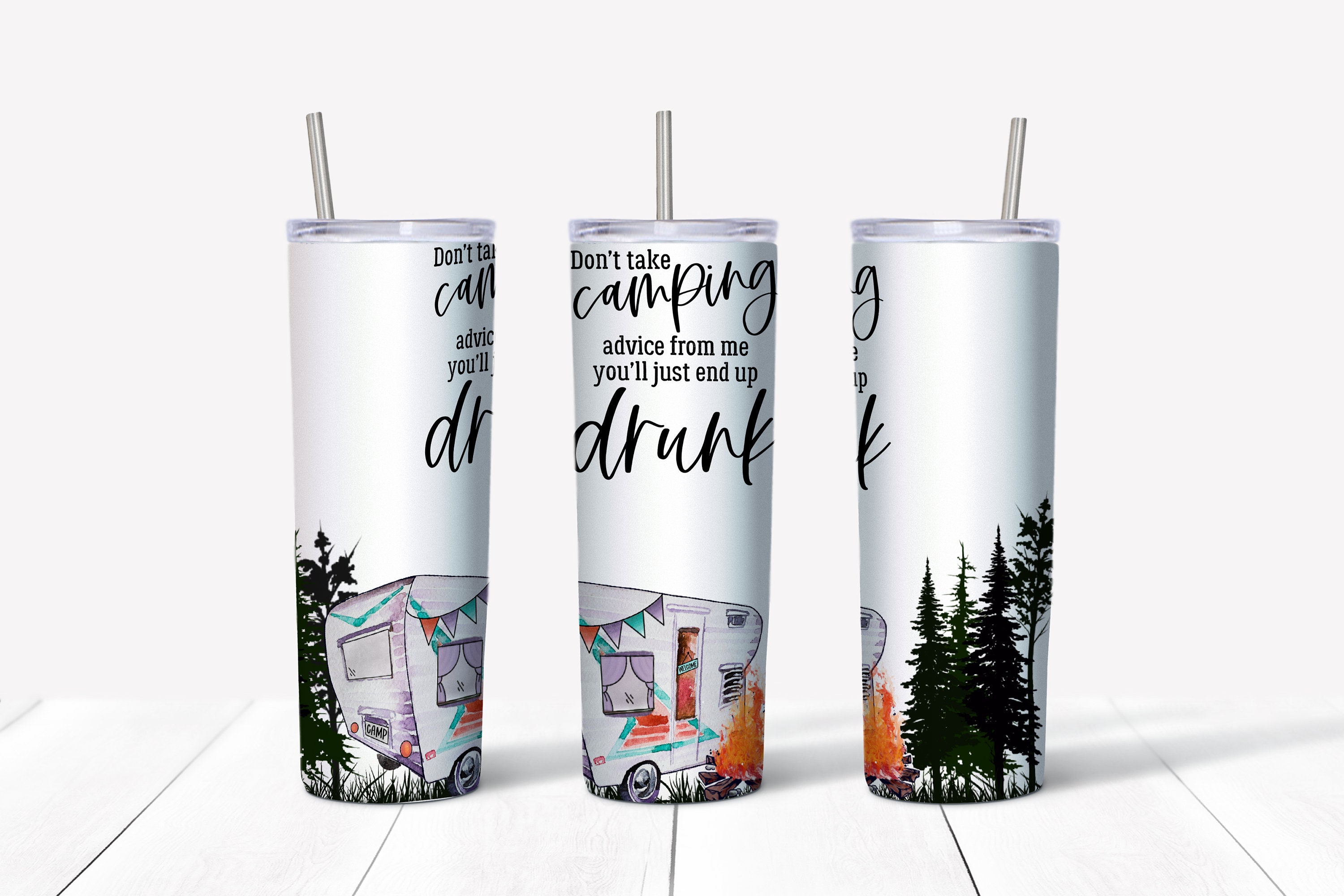 Personalized Camping Where Friend And Marshmallows Tumbler - Teeruto