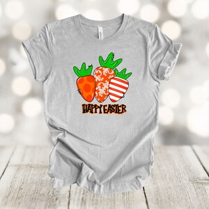 Easter Shirt, Happy Easter, Bunch Of Carrots, Polka Dot And Paisley Carrot, Premium Unisex Tee, Plus Sizes Available, 2x, 3x, 4x Sizes