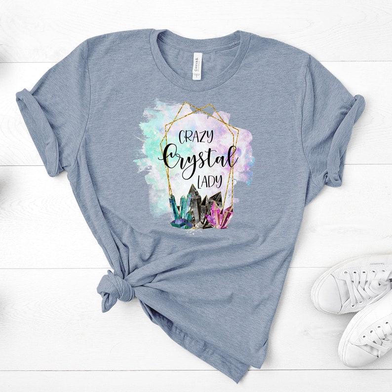 Crazy Crystal Lady Premium Cotton Unisex Tee Plus Size 2x - Etsy