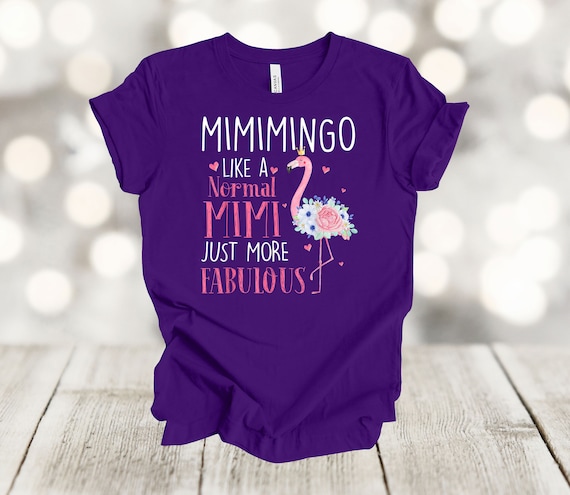 Womens Mimimingo Like A Normal Mimi More Fabulous Flamingo Tshirt Womens Mimimingo Like A Normal Mimi More Fabulous Flamingo Tshirt
