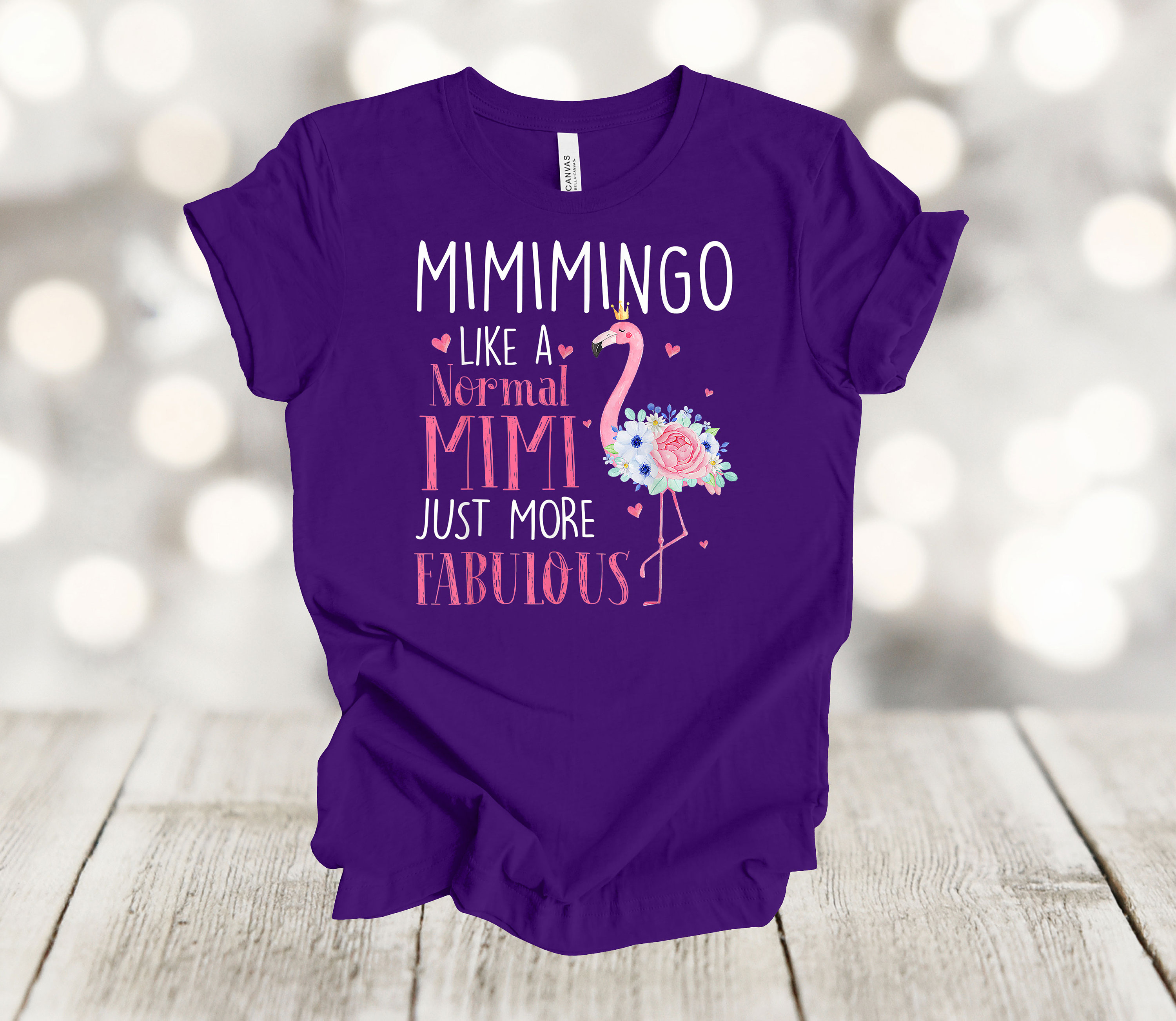 Womens Mimimingo Like A Normal Mimi More Fabulous Flamingo Tshirt Womens Mimimingo Like A Normal Mimi More Fabulous Flamingo Tshirt