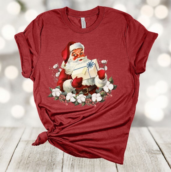 plus size santa shirt