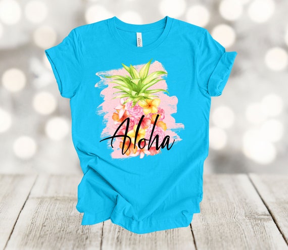 Aloha Y'all T Shirt Hawaii Hawaiian Pineapple Vacation Tee Aloha Y'all T Shirt Hawaii Hawaiian Pineapple Vacation Tee