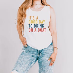 Comfort Colors 'Good Day To Drink On A Boat' Tank Top