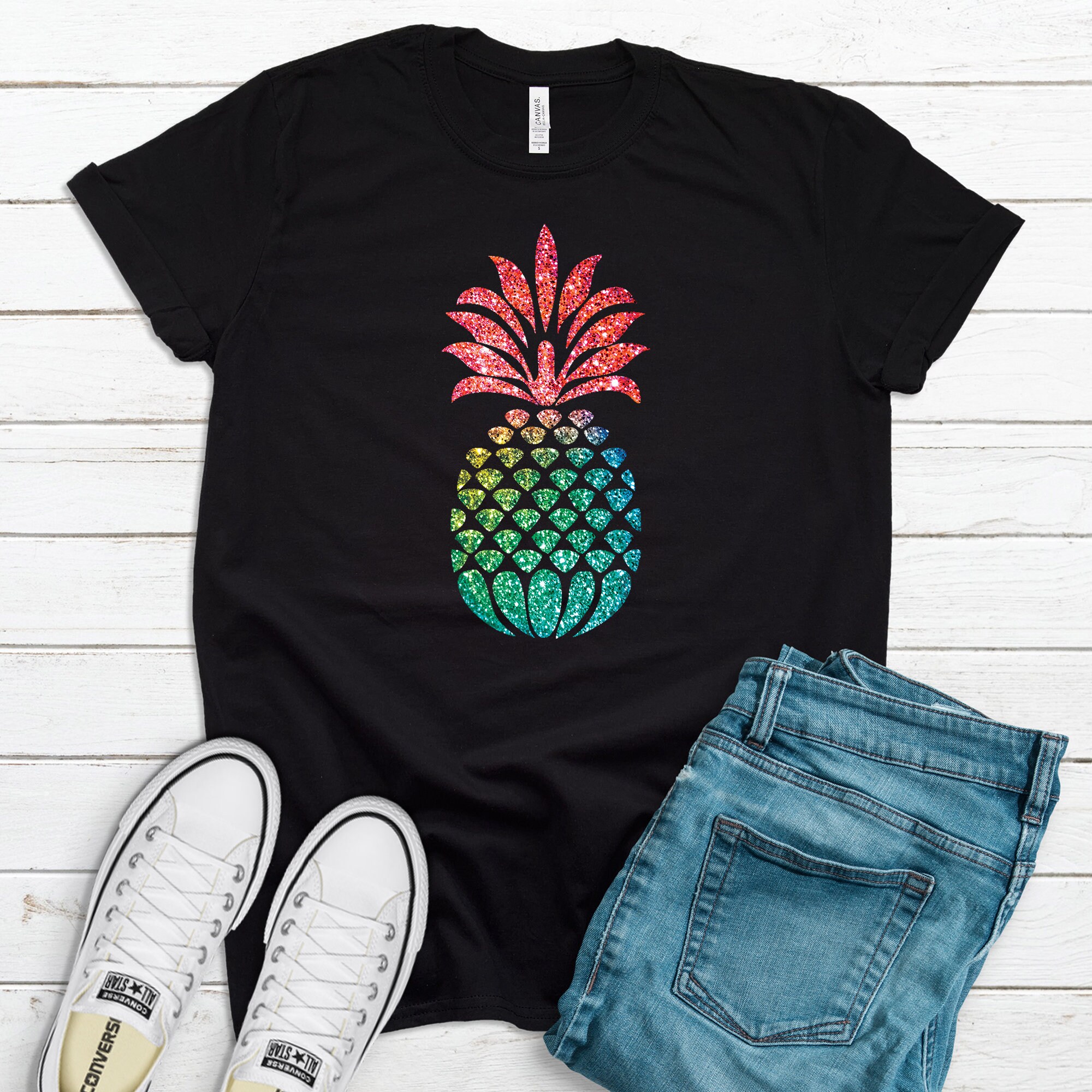Plus size pineapple shirt hot sale