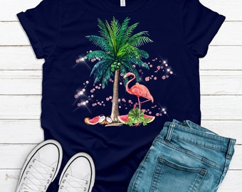 plus size flamingo shirt
