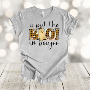 Halloween Shirt, I Put The Boo In Boujee, Ghost Shirt, Boo Shirt, Premium Unisex Shirt, 2x, 3x, 4x, Plus Sizes Available
