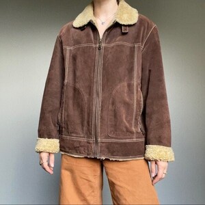 Wilsons leather sherpa jacket clearance