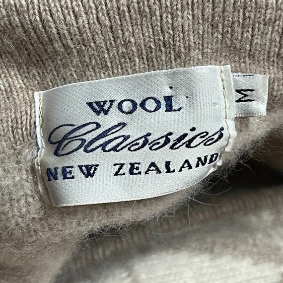 New Zealand Womens Merino Wool Angora Blend Beige… - image 7