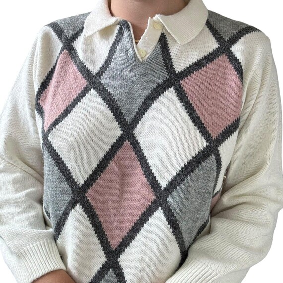 Vintage 1990s Womens Alfred Dunner Pinky Preppy A… - image 5