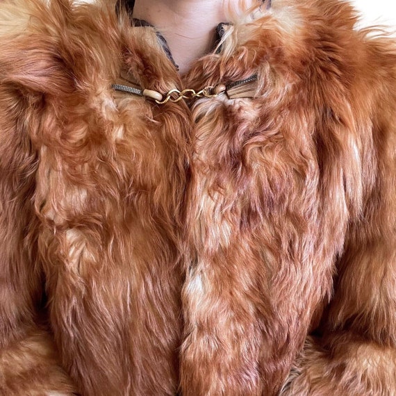 Vintage 1960s Womens Genuine Fox Fur Retro Hippie… - image 7