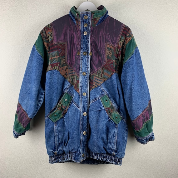 Vintage Denim Aztec Jacket