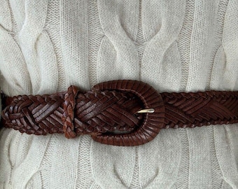 Vintage Isaiah Kincaid Womens Black 100% Leather Horsebit 