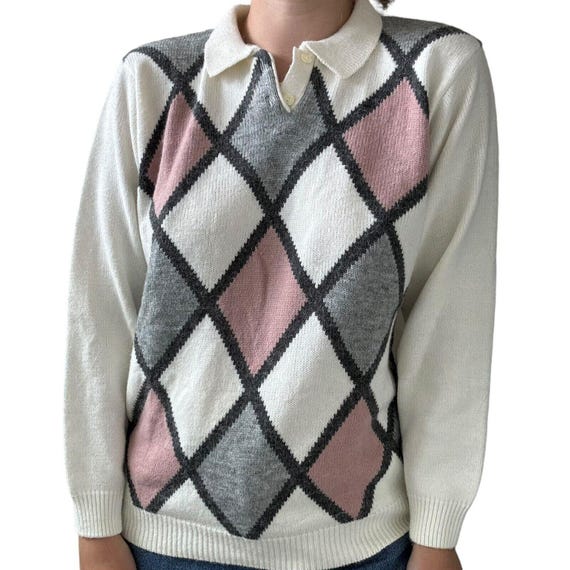 Vintage 1990s Womens Alfred Dunner Pinky Preppy A… - image 4