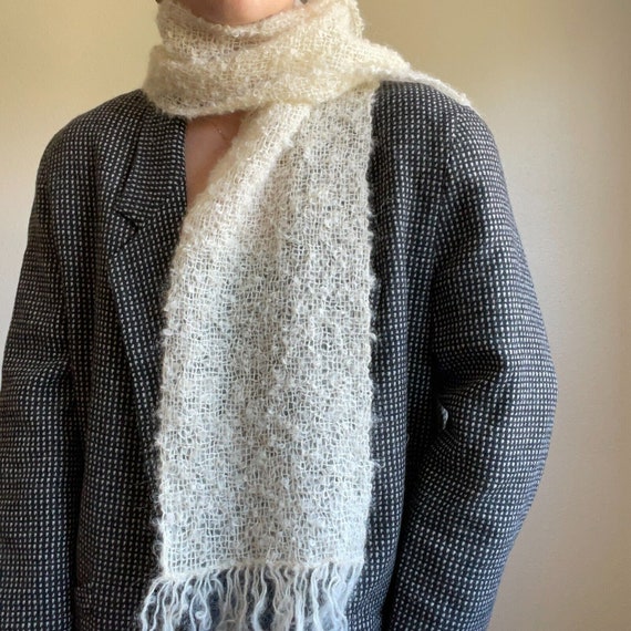 Vintage Anne Field Handwoven Wool Mohair Made in … - image 7