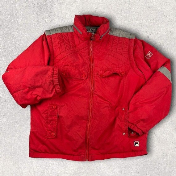 Vintage 80s Unisex Retro Fila Red 