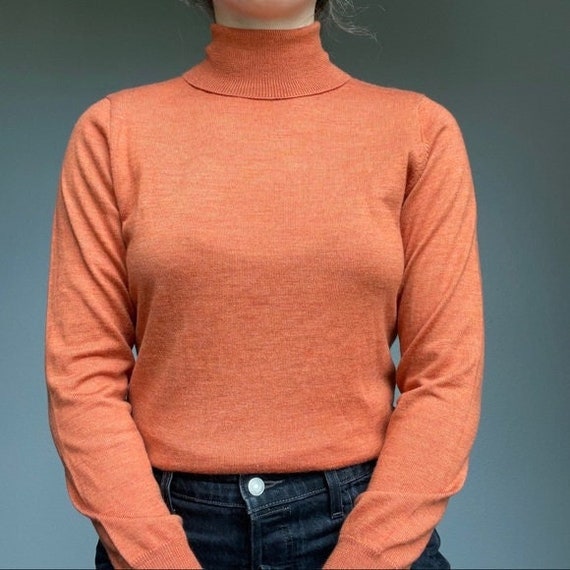 Brooks Brothers Rust Orange Merino Wool 