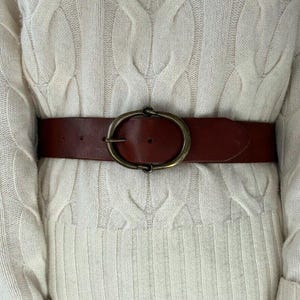 Vintage Lauren Ralph Lauren Womens Brown Leather Hippie  display picture 2