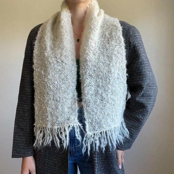 Vintage Anne Field Handwoven Wool Mohair Made in … - image 1