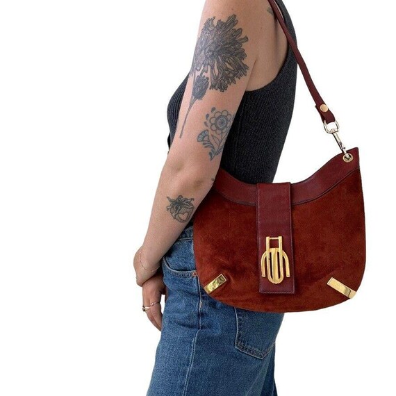 Vintage 1970s Susan Gail Orange Rust Suede Leather Hippie Vintage 1970s Susan Gail Orange Rust Suede Leather Hippie