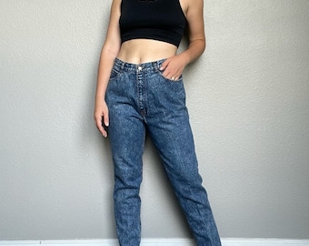 Vintage 80s High Rise Acid Wash Mom Jeans
