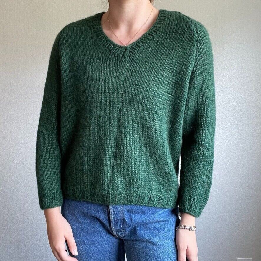 Emerald Green Sweater - Etsy