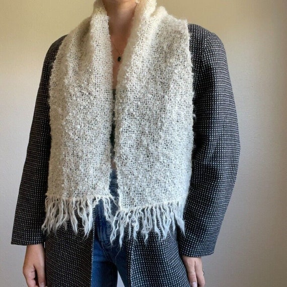 Vintage Anne Field Handwoven Wool Mohair Made in … - image 3