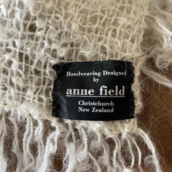 Vintage Anne Field Handwoven Wool Mohair Made in … - image 2