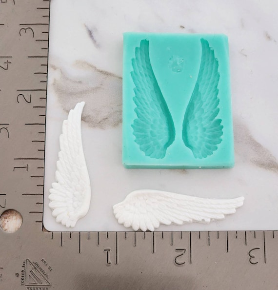 MINFEIDMS Stampi in silicone a forma di angelo per fondente, cupido, per decorare torte, cupcake, pasta di gomma al cioccolato, argilla polimerica