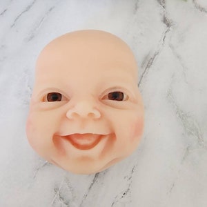 Baby face silicone mold for sugarcraft, gumpaste, fondant, polymer clay mold, resin, candle, soap, plaster,