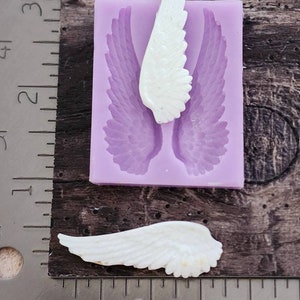 Angel Wings silicon sugarcraft Mold jewelry, cupcake, chocolate, gumpaste,polymer clay