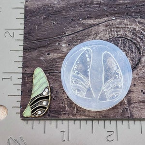 Fairy butterfly Wings jewelry silicon sugarcraft Mold jewelry, cupcake, chocolate, gumpaste, polymer clay